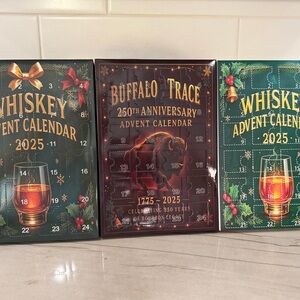 Buffalo Trace 250th Anniversary Advent Calendar and Whiskey Ornaments - 3 Pack